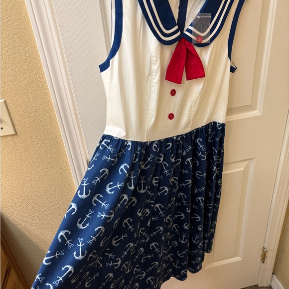 2021 Disney Cruise Line "Mickey Anchors Away" RARE Dress Size L - Picture 8 of 16